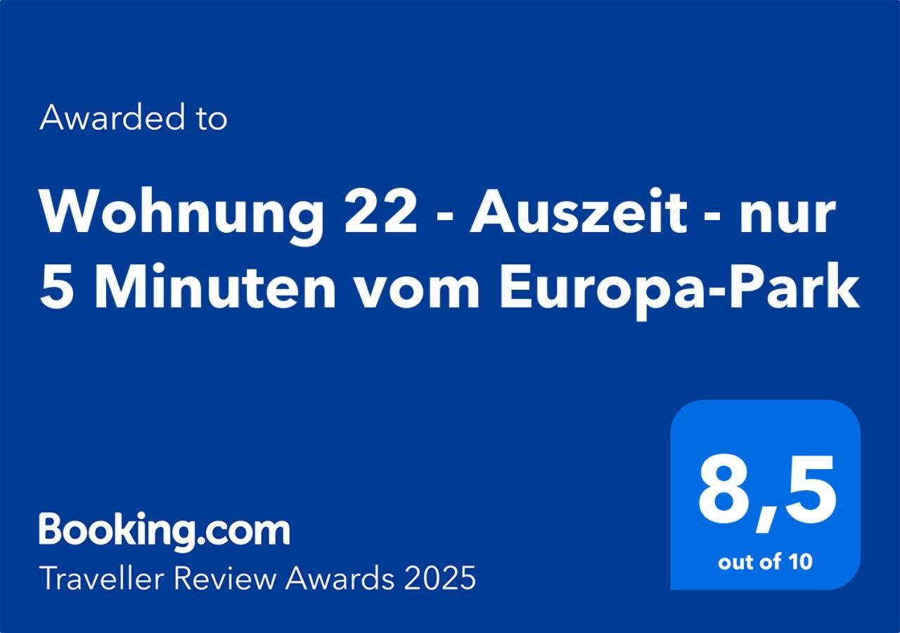 Wohnung 22 - Auszeit - Nur 5 Minuten Vom Europa-Park Каппель-Графенхаузен Экстерьер фото